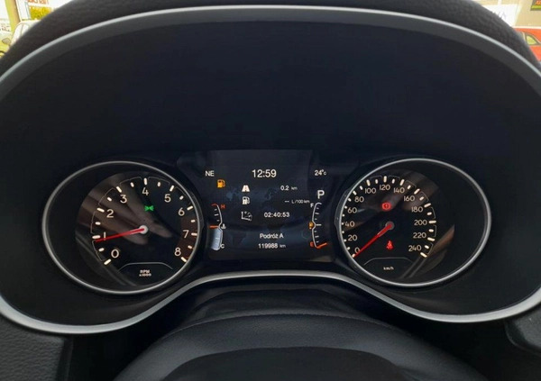 Jeep Compass cena 95900 przebieg: 119964, rok produkcji 2019 z Zielona Góra małe 211